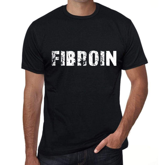 fibroin Mens Vintage T shirt Black Birthday Gift 00555 - Ultrabasic