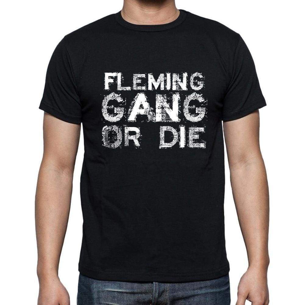 Fleming Family Gang Tshirt Mens Tshirt Black Tshirt Gift T-Shirt 00033 - Black / S - Casual