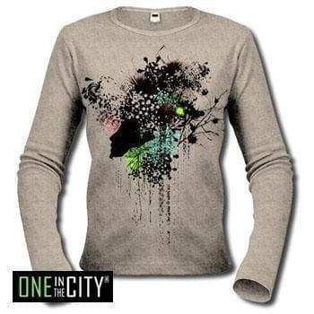 Fleur: Womens T-Shirt Long Sleeve One In The City 00275