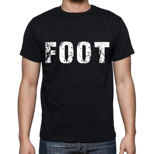 Foot Mens Short Sleeve Round Neck T-Shirt Black T-Shirt En