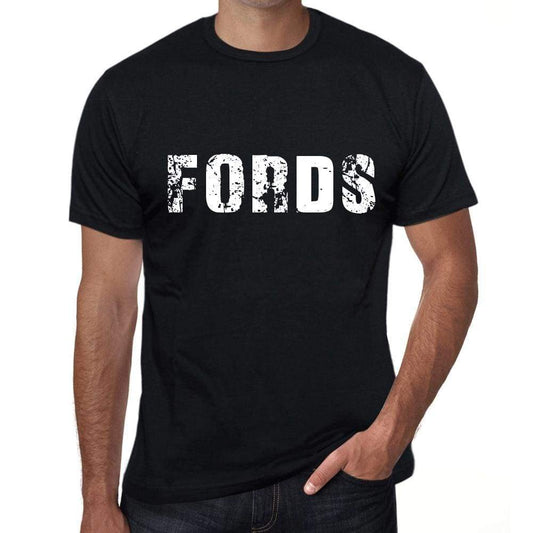 Fords Mens Retro T Shirt Black Birthday Gift 00553 - Black / Xs - Casual