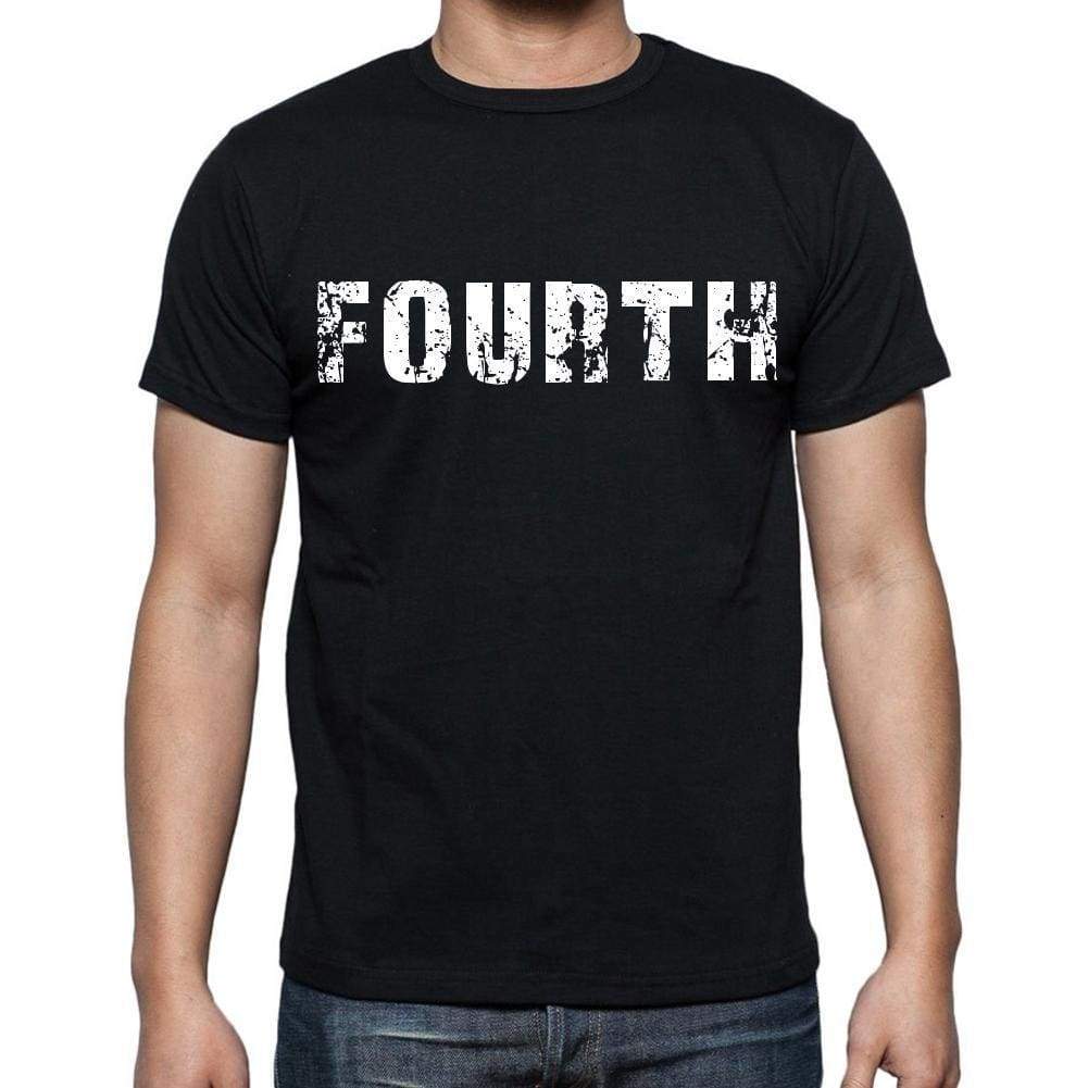 Fourth Mens Short Sleeve Round Neck T-Shirt Black T-Shirt En
