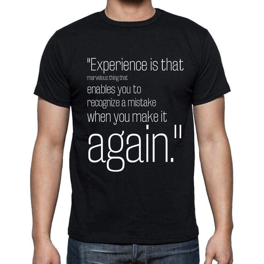 Franklin P. Jones Quote T Shirts Experience Is That M T Shirts Men Black - Casual