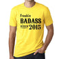 Freakin Badass Since 2015 Mens T-Shirt Yellow Birthday Gift 00396 - Yellow / Xs - Casual