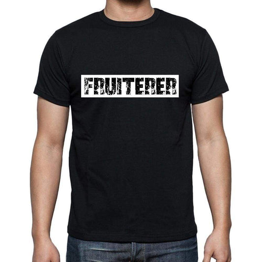 Fruiterer T Shirt Mens T-Shirt Occupation S Size Black Cotton - T-Shirt
