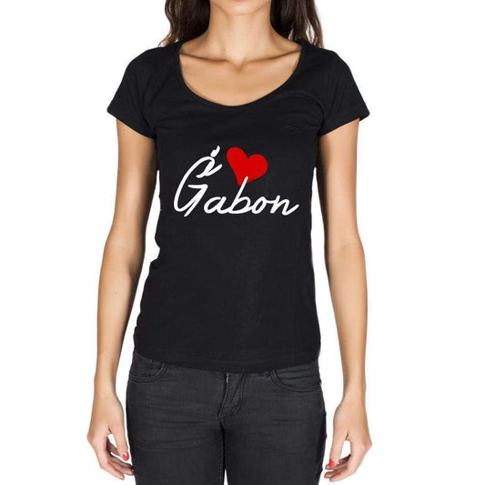 Gabon Womens Short Sleeve Round Neck T-Shirt - Casual