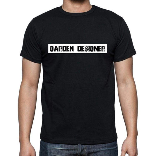 Garden Designer T Shirt Mens T-Shirt Occupation S Size Black Cotton - T-Shirt