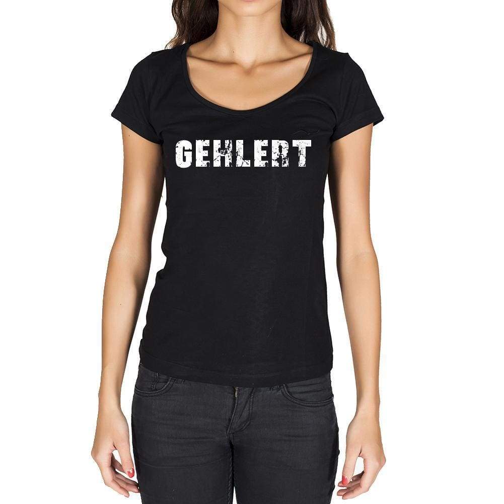 Gehlert German Cities Black Womens Short Sleeve Round Neck T-Shirt 00002 - Casual