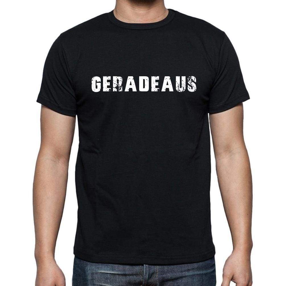 Geradeaus Mens Short Sleeve Round Neck T-Shirt - Casual