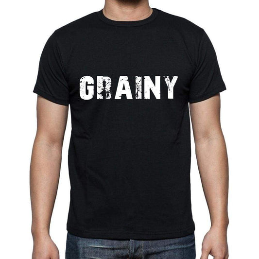 Grainy Mens Short Sleeve Round Neck T-Shirt 00004 - Casual
