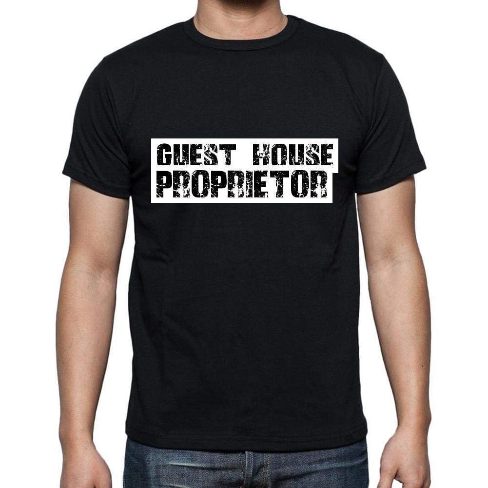 Guest House Proprietor T Shirt Mens T-Shirt Occupation S Size Black Cotton - T-Shirt