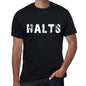 Halts Mens Retro T Shirt Black Birthday Gift 00553 - Black / Xs - Casual