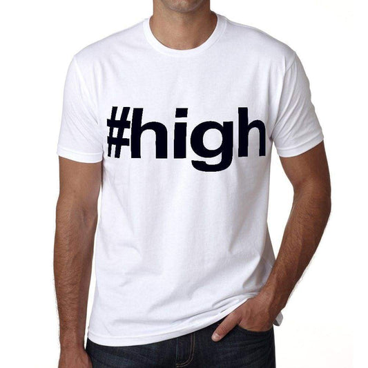 High Hashtag Mens Short Sleeve Round Neck T-Shirt 00076