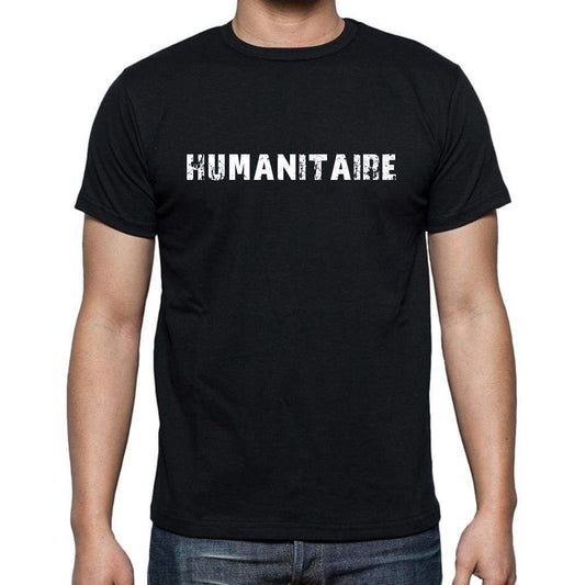 Humanitaire French Dictionary Mens Short Sleeve Round Neck T-Shirt 00009 - Casual