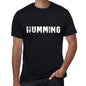 Humming Mens Vintage T Shirt Black Birthday Gift 00555 - Black / Xs - Casual