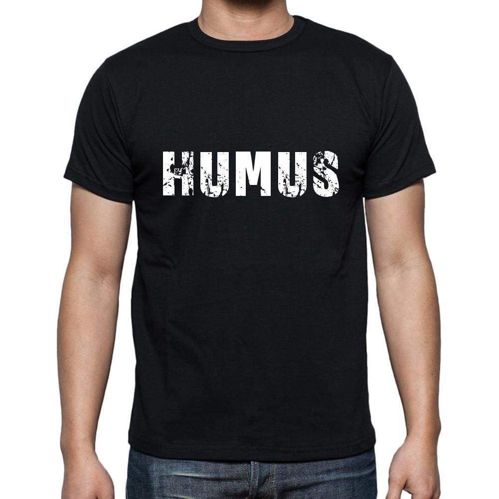 Humus Mens Short Sleeve Round Neck T-Shirt 5 Letters Black Word 00006 - Casual