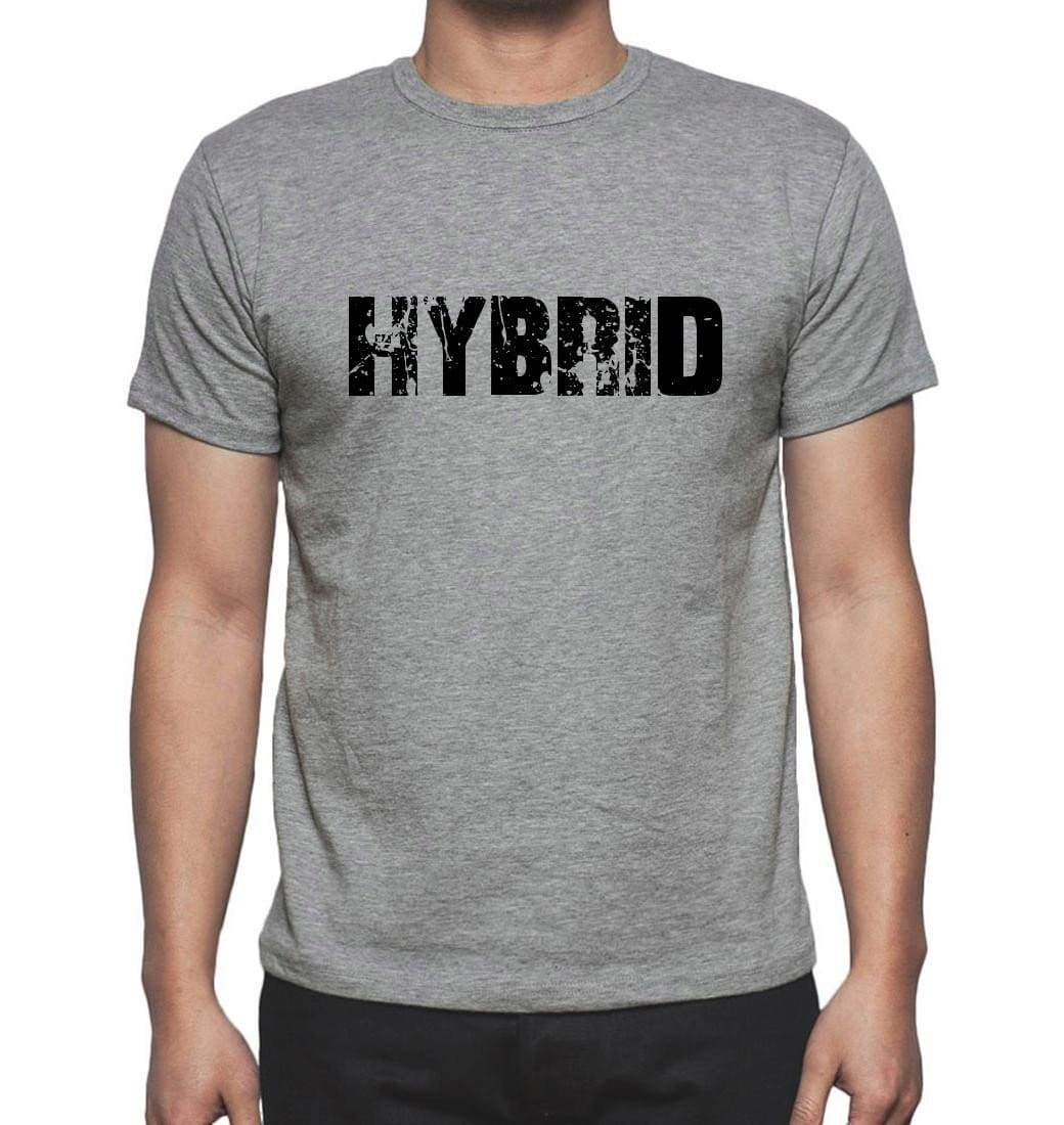 Hybrid Grey Mens Short Sleeve Round Neck T-Shirt 00018 - Grey / S - Casual