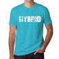 Hybrid Mens Short Sleeve Round Neck T-Shirt 00020 - Blue / S - Casual