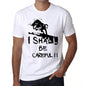 I Shall Be Careful White Mens Short Sleeve Round Neck T-Shirt Gift T-Shirt 00369 - White / Xs - Casual