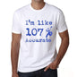 Im Like 100% Accurate White Mens Short Sleeve Round Neck T-Shirt Gift T-Shirt 00324 - White / S - Casual
