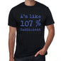 Im Like 100% Sufficient Black Mens Short Sleeve Round Neck T-Shirt Gift T-Shirt 00325 - Black / S - Casual