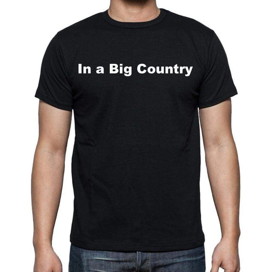In A Big Country Mens Short Sleeve Round Neck T-Shirt - Casual