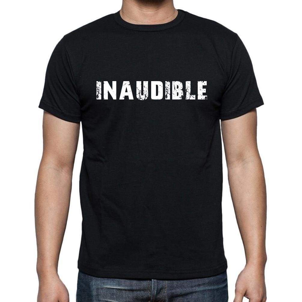 Inaudible Mens Short Sleeve Round Neck T-Shirt - Casual