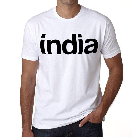 India Mens Short Sleeve Round Neck T-Shirt 00067