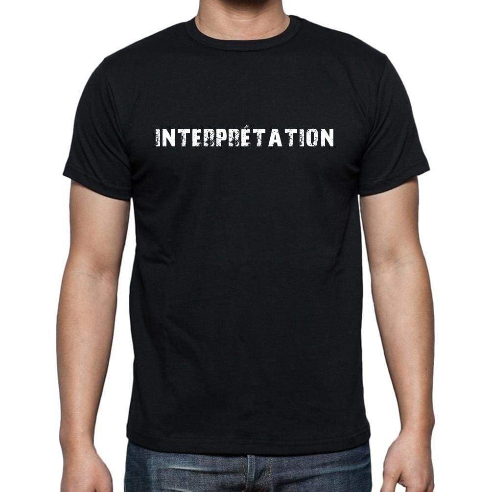 Interprétation French Dictionary Mens Short Sleeve Round Neck T-Shirt 00009 - Casual