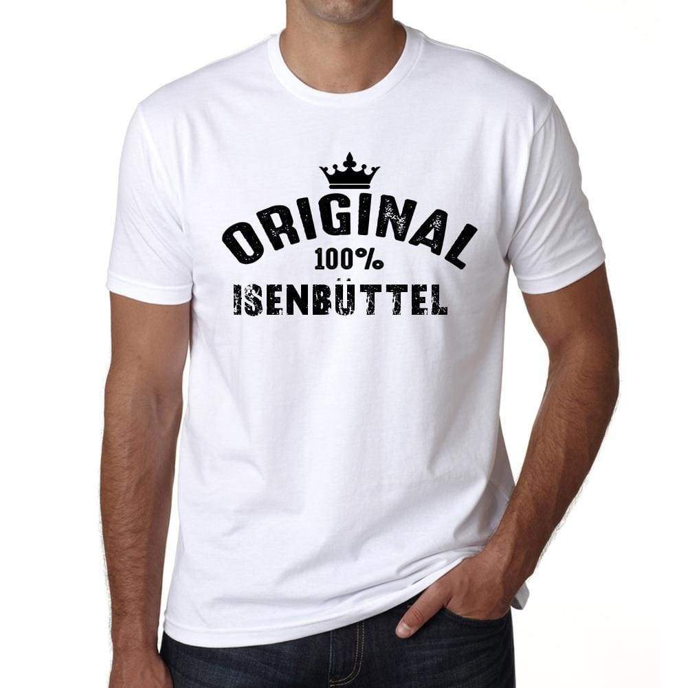 Isenbüttel 100% German City White Mens Short Sleeve Round Neck T-Shirt 00001 - Casual