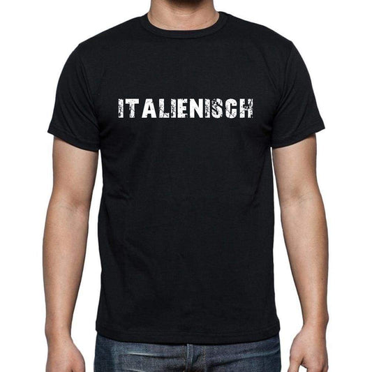 Italienisch Mens Short Sleeve Round Neck T-Shirt - Casual