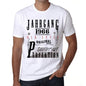 Jahrgang Birthday 1966 Mens Short Sleeve Round Neck T-Shirt Gift T-Shirt 00350 - White / Xs - Casual