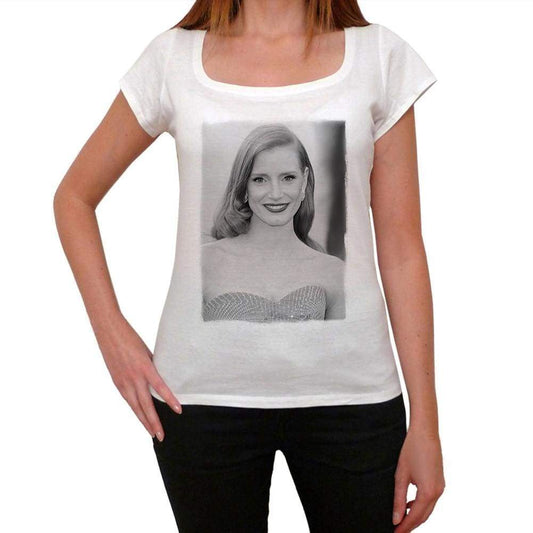 Jessica Chastain Womens T-Shirt Picture Celebrity 00038