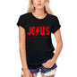 T-shirt biologique ULTRABASIC pour femmes Jesus Highway to Heaven - Chemise religieuse