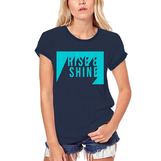 T-shirt biologique ULTRABASIC pour femmes Rise and Shine - Chemise religieuse Soul Bible