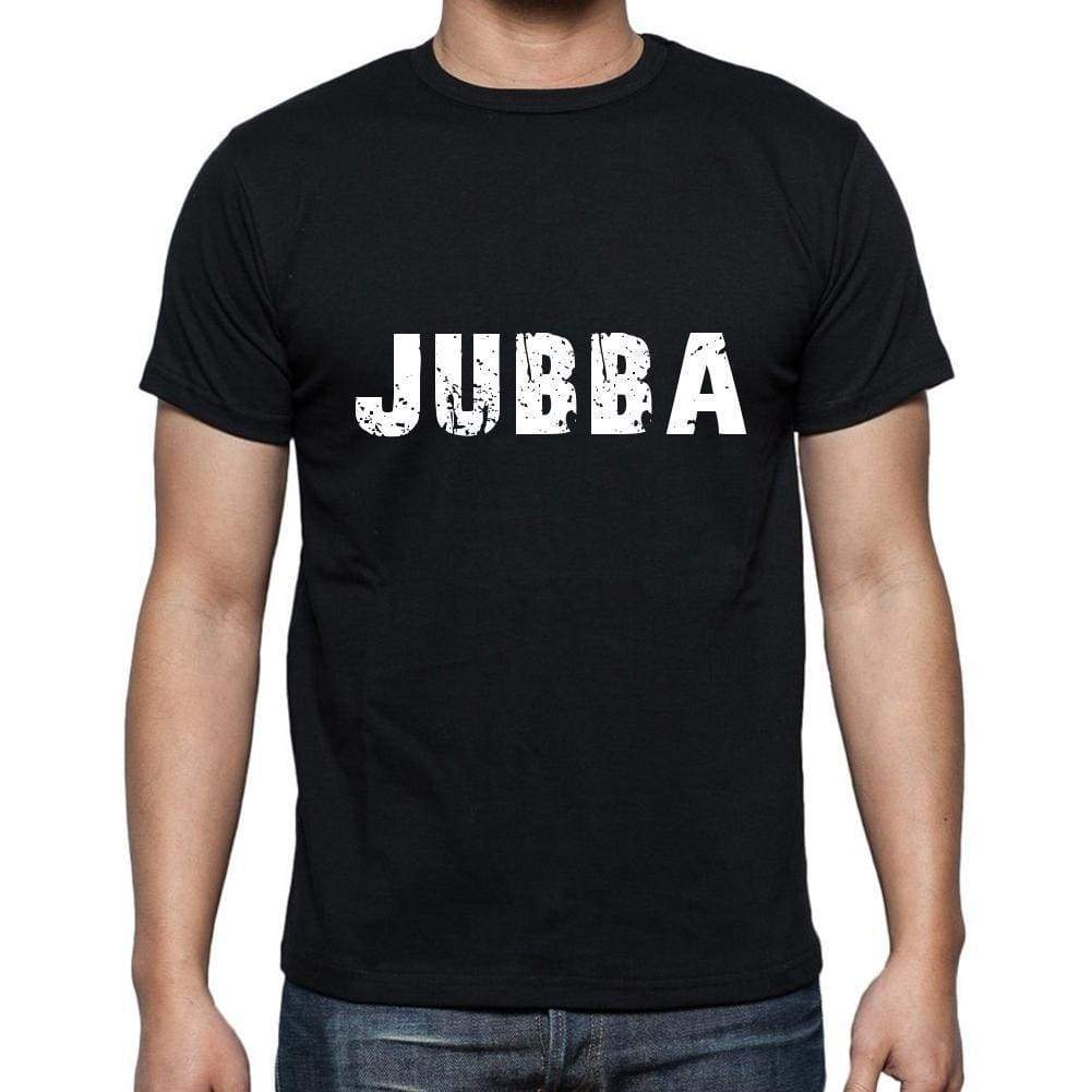 Jubba Mens Short Sleeve Round Neck T-Shirt 5 Letters Black Word 00006 - Casual