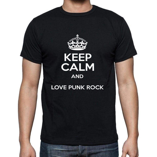Keep Calm And Love Punk Rock T-Shirt For Mens Short Sleeve Cotton Tshirt Men T Shirt - T-Shirt
