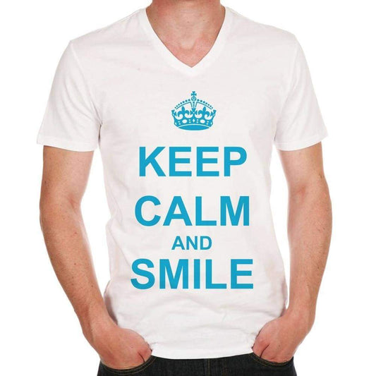 Keep Calm And Smile H Mens T-Shirt