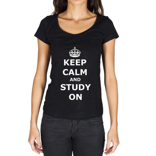 Keep Calm And Study On Womens T-Shirt