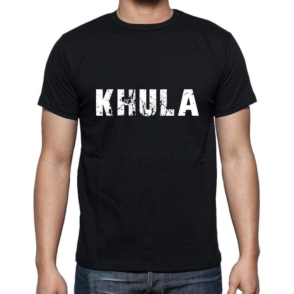 khula <span>Men's</span> <span>Short Sleeve</span> <span>Round Neck</span> T-shirt , 5 letters Black , word 00006 - ULTRABASIC