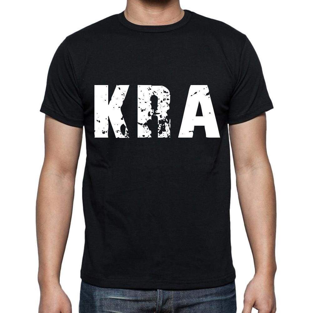 Kra Men T Shirts Short Sleeve T Shirts Men Tee Shirts For Men Cotton Black 3 Letters - Casual