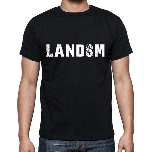 Landsm Mens Short Sleeve Round Neck T-Shirt 00004 - Casual