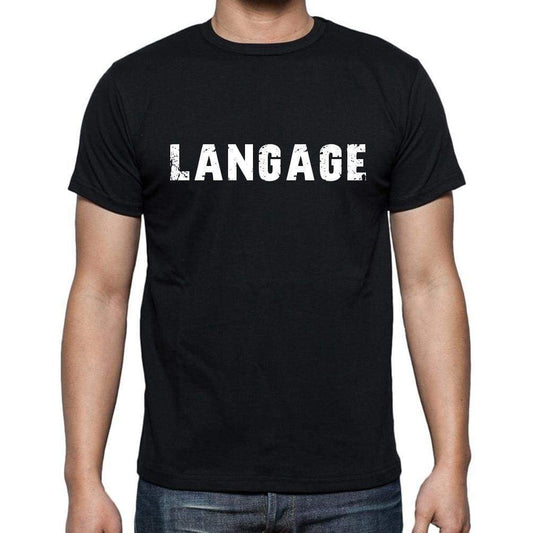 Langage French Dictionary Mens Short Sleeve Round Neck T-Shirt 00009 - Casual