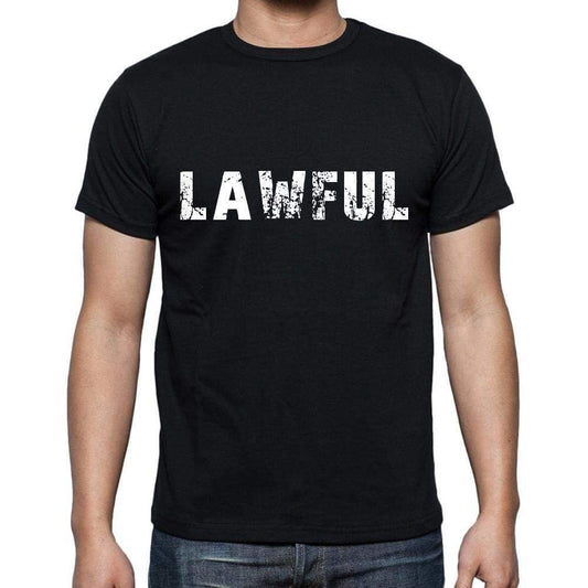 Lawful Mens Short Sleeve Round Neck T-Shirt 00004 - Casual