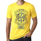 Letting Dreams Sail Since 1965 Mens T-Shirt Yellow Birthday Gift 00405 - Yellow / Xs - Casual