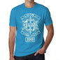 Letting Dreams Sail Since 2049 Mens T-Shirt Blue Birthday Gift 00404 - Blue / Xs - Casual