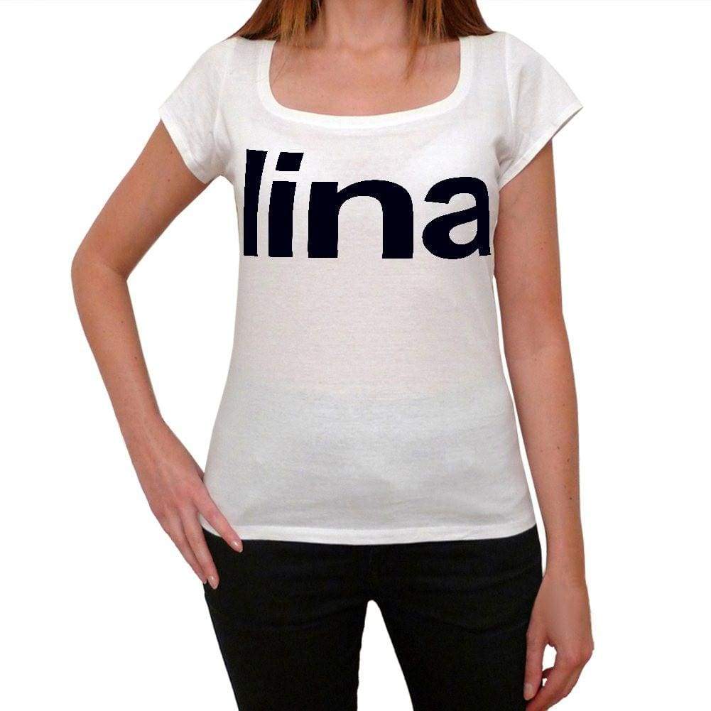 Lina Womens Short Sleeve Scoop Neck Tee 00049