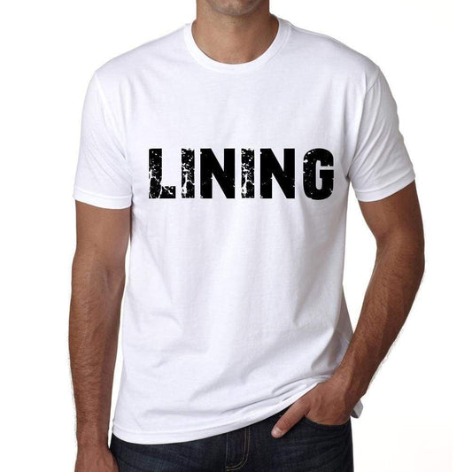 Lining Mens T Shirt White Birthday Gift 00552 - White / Xs - Casual