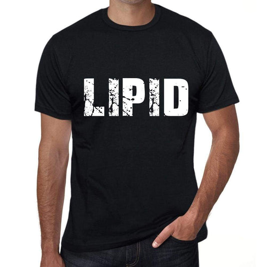 Lipid Mens Retro T Shirt Black Birthday Gift 00553 - Black / Xs - Casual