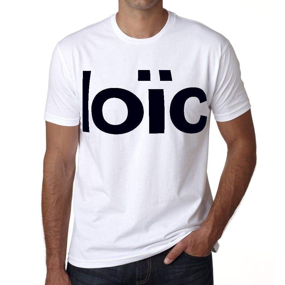 Loïc Mens Short Sleeve Round Neck T-Shirt 00050